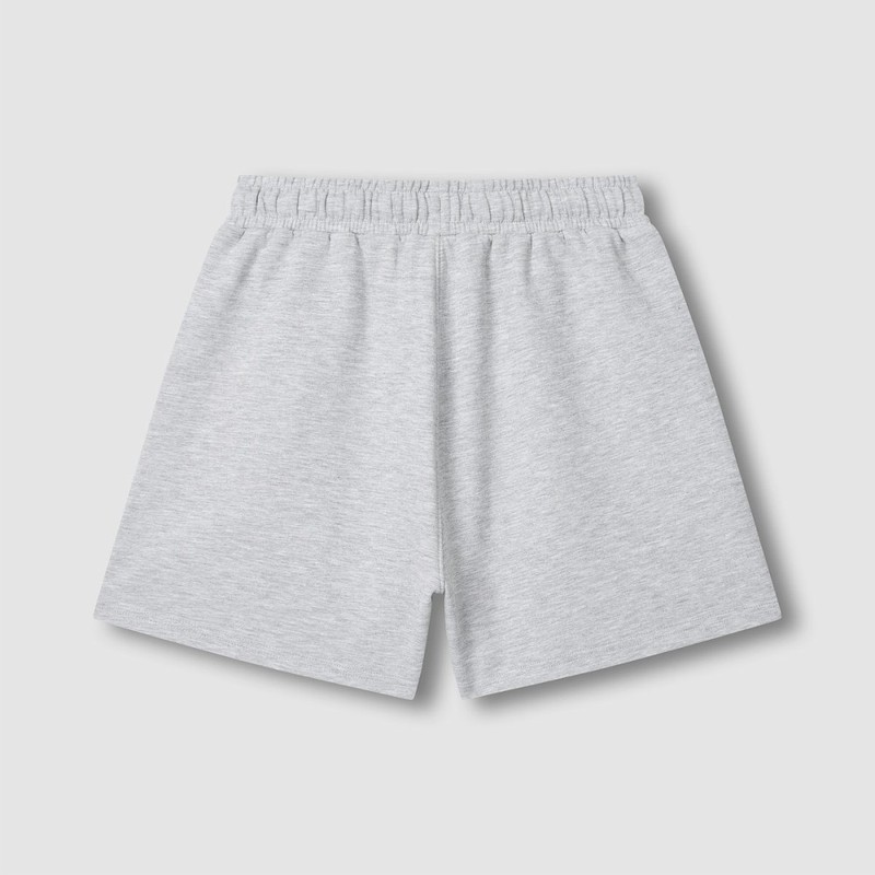 JAJU [JAJU] Women's Sweat Half Pants_Melange Grey