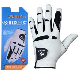 Bionic Golf Wear Gloves, Bionic Stable Grip 2.0, BIONIC Stable Grip 2.0, BIG180WH21, 21 White
