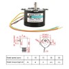 50KTYZ AC 220V 6-10w Miniature Permanent Magnet Synchronous Motor CW/CCW
