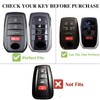 For Toyota Wristband Keychain Case with Key Chain, Soft TPU