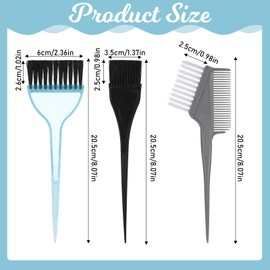 3 Pcs Hair Dye Brush Hair Color Brush Professional Hair Dye Kit Soft Hair Coloring Brush Hair Tint Dying Tools Hair Dye Applicator Brush for Women Salon Use Home Diy Coloring And Dyeing