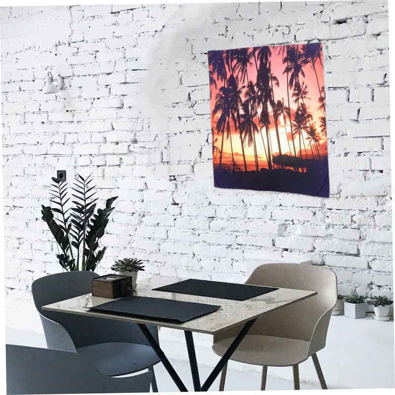 Mikinona 1 Set Hawaiian Style Wall Tapestry Beach Backdrop with