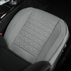 West Llama Linen Front Car Seat Cover Protector Anti-Slip Bottom