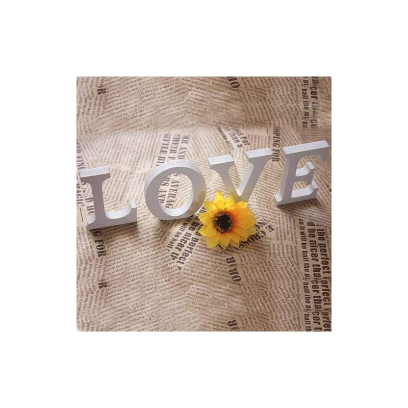 CABLEPELADO Decorative Wooden Letter R 11 cm White