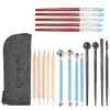 TIMESETL Polymer Clay Modelling Tool Set, Ceramic Tool, Sculpture Kit