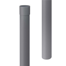 INEFA Plastic Downpipe 200 cm DN 50, Anthracite, Gutter Accessories, Easy Plug-In Installation, Made in Germany