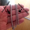 Dirk Bike Motor Cross Biker Memorial Charm with Bracelet Necklace