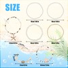 Mikovivi 7pcs Summer Beach Bracelets for Women, Heishi Surfer Bracelets