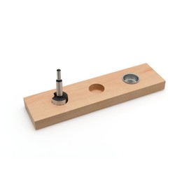 A.J. Wwe - Metallwaren GmbH Tea Light Nozzle 40 mm and a Forstner Bit Geared 1 5/8'' (41,5 mm) - 12 Stck vermessingt + 12 Stck Weißblech