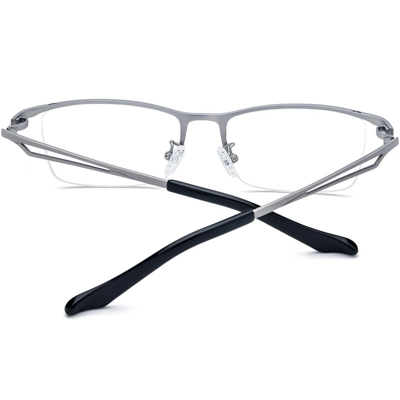 FONEX Pure Titanium Glasses Frame Men Square Eyeglasses Optical Eyewear