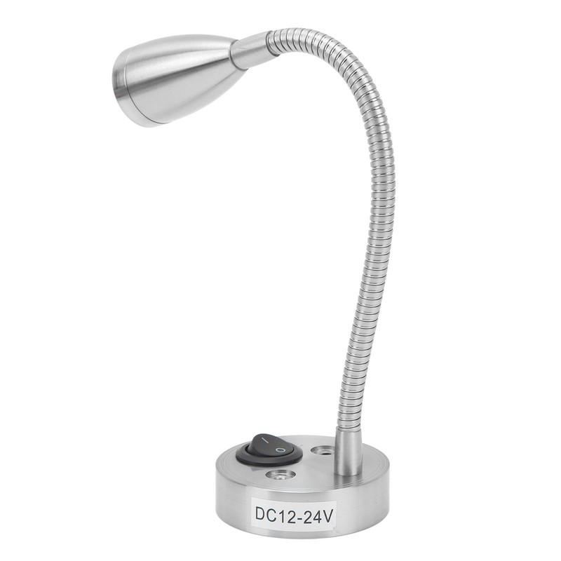 RV LED Bedside Light 360 Degree Swivel Flexible Goosneck Light