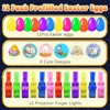12 Pack Prefilled Easter Eggs with Glow-in-the-Dark Finger Lights –