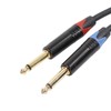 3.5mm 1/8 Inch Male to Dual 6.35mm 1/4 Inch TS