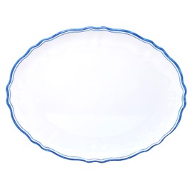 Le Cadeaux Melamine 16 inch Oval Serving Platter, Maison