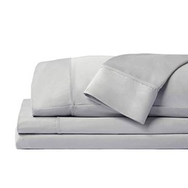 SHEEX - Original Performance Sheet Set with 1 Pillowcase, Ulta-Soft Fabric Transfers Heat and Breathes Better Than Traditional Cotton -Pearl Blue, Twin/Twin