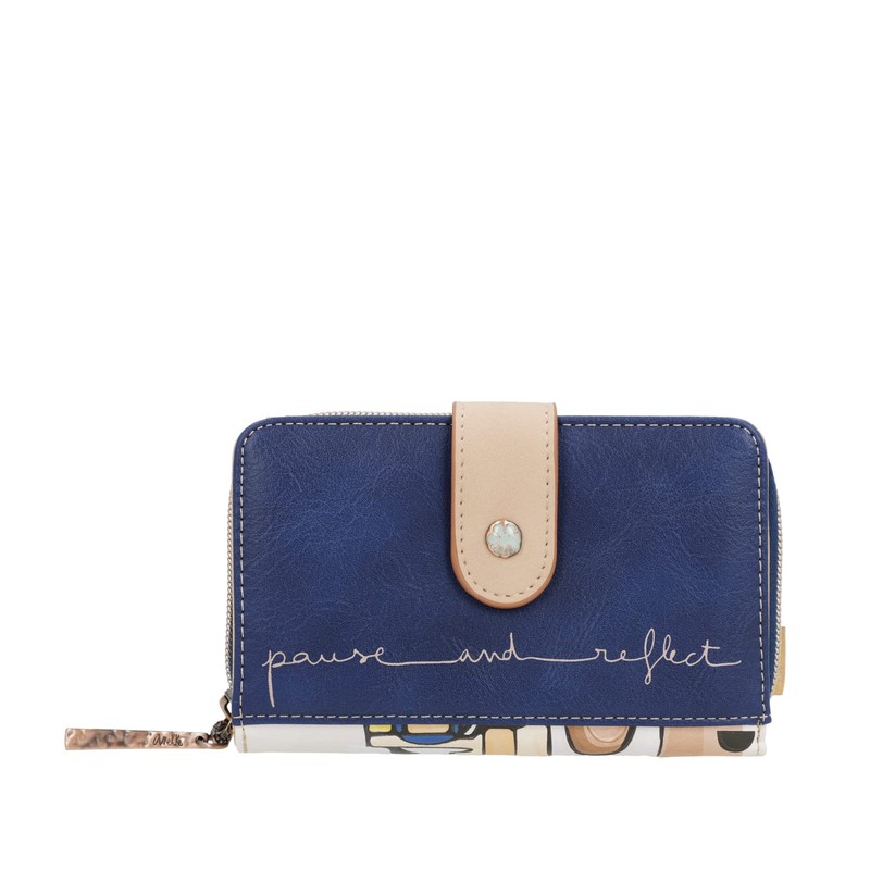 Anekke Zip Wallet with Flap, Combination (Sunrise), Size, various colours