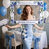 LaVenty Blue Bridal Shower Party Photo Booth Props Something Before