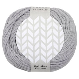 Yokota DARUMA 3100 Knitting Cotton, Craft, Medium Thick, Col.8, Gray, 1.8 oz (50 g), Approx. 394.4 ft (100 m)