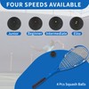 WanderGo Squash Balls, 4Pcs Squash Ball Double Yellow Dot/Single Yellow