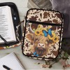 YECARYPOD Highland Cow Spot Bible Cover Case for Women Large