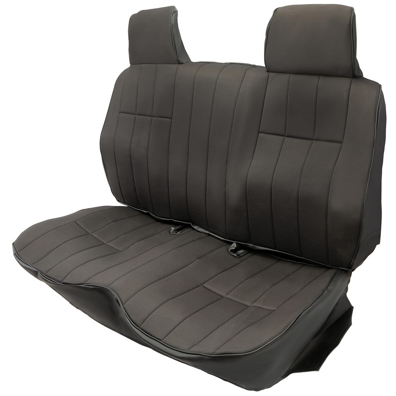 KUAFU Black Bench Seat Cover Compatible with 1987 1988 1989