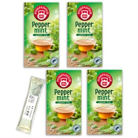 Pompadour Herbal Tea Set of 4 + Hataya Matcha Latte Stick (Peppermint)