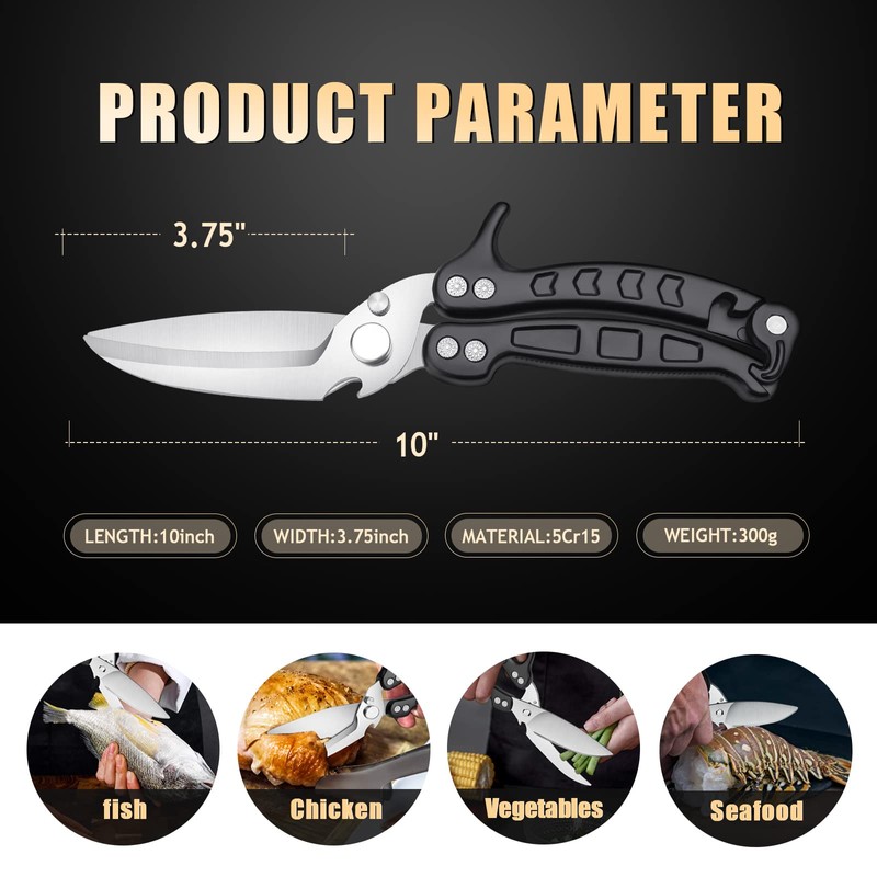 DRAGON RIOT Heavy Duty Poultry Shears - A Must Have