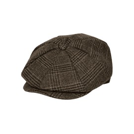 KUJUHA Wool Newsboy Cap for Men Flat Irish Cabbie Ivy Gatsby Newsboy Driving Hat Hunting Cap