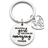 Inspirational 16th Birthday Key Chain "Beautiful Girl, You Can do