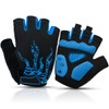 Btneeu Fingerless Cycling Gloves with Gel Mountain Bike Gloves Half