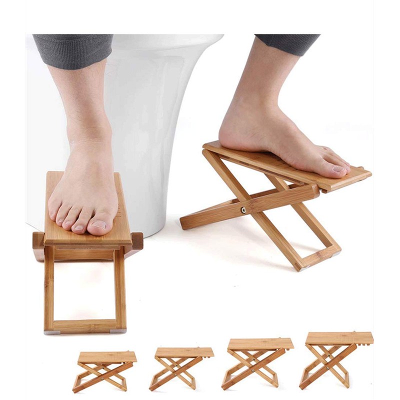 Folding Squatting Stool (1 Pair), Multi-Function Foldable 7-9" Height Squatting