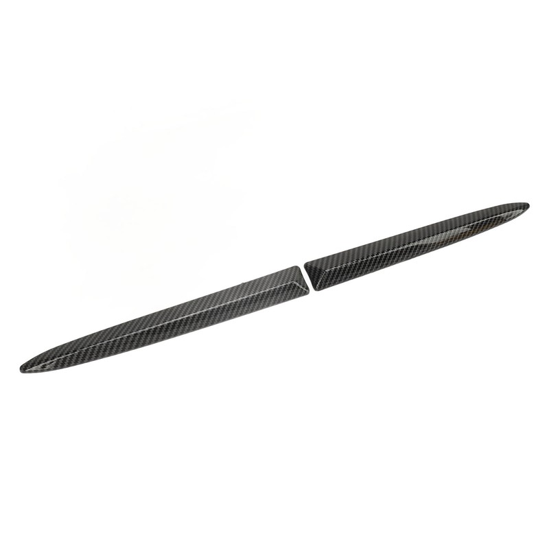 1 Pair Front Bumper Upper Moulding Trim 735455041 Carbon Fiber