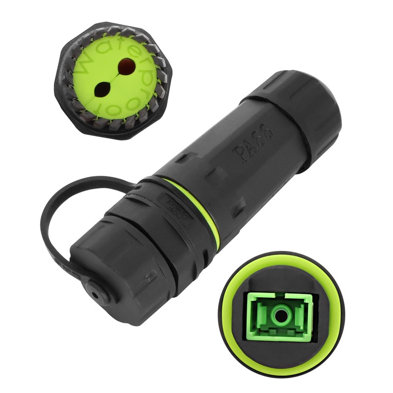 XMSJSIY IP68 Waterproof SC to SC Fiber Optical Adapter Connector