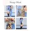 DarlingMart Women's Leopard Bag Pouch, Drawstring Bag, Bag-in-Bag, Made in
