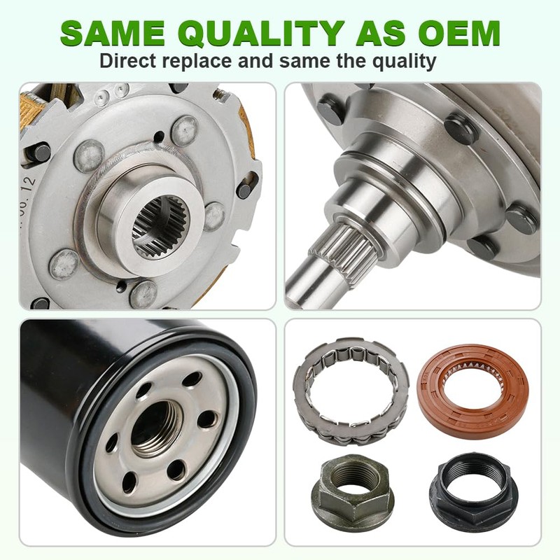 JDMON Wet Clutch Kit Compatible with Hisun ATV UTV 500