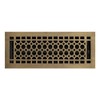 Naiture 2-1/4" x 12" Brass Floor Register Honeycomb Style in