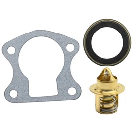 JUUDDENPARTS F664068 - Kit de termostato de repuesto para motores fueraborda Mercury Sportjet Jet 90 95 120 HP, repuesto para motores fueraborda Force 75 85 90 120 125 150 HP, reemplaza F476067