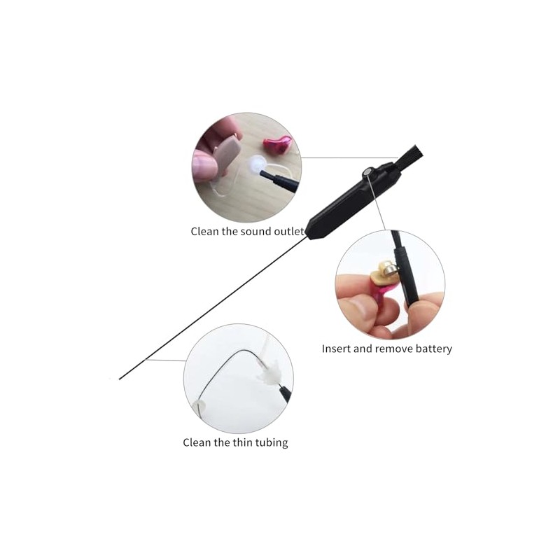 22Pcs Hearing Aid Cleaning Kits, with 20 Hearing Aid Cleaning