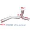 GMR Racing Aluminized 5" ID/OD Exhaust Y-Pipe Heavy Duty Peterbilt