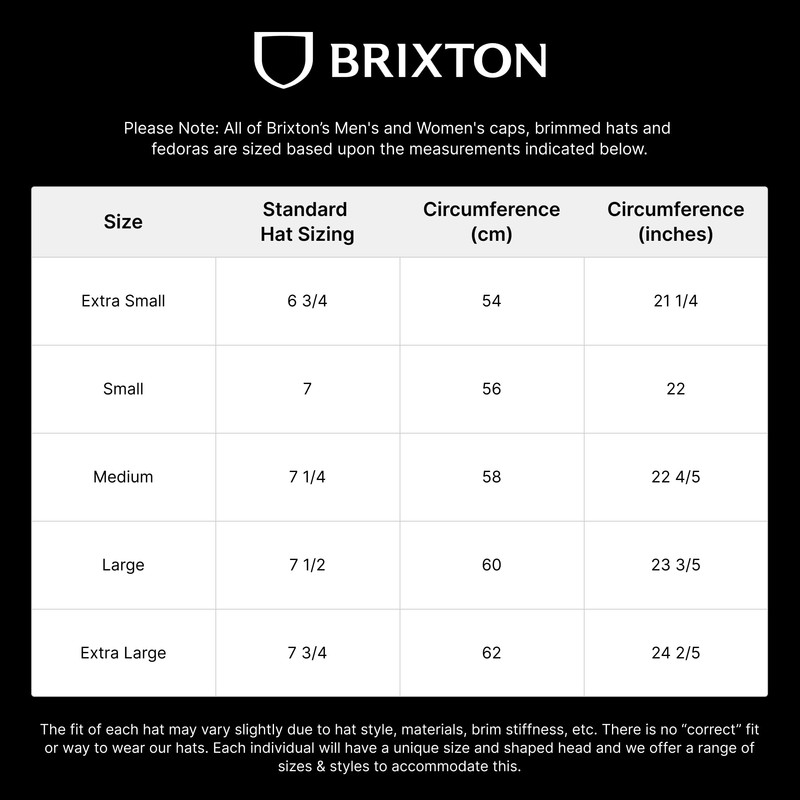 Brixton Brood SNAP Cap, Grey/Black, L