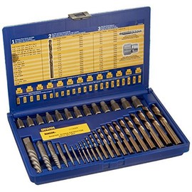 Irwin Tools Hanson Screw Extractor and Drill Bit Set, 35 Piece, 11135ZR