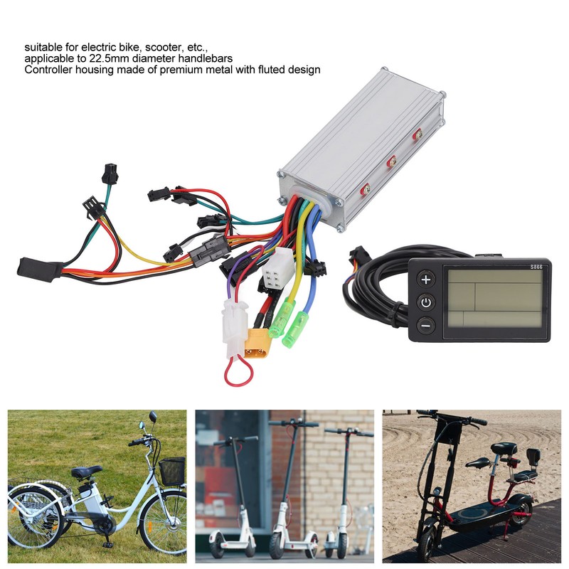 Motor Brushless Controller with S866 LCD Display Panel Kit for