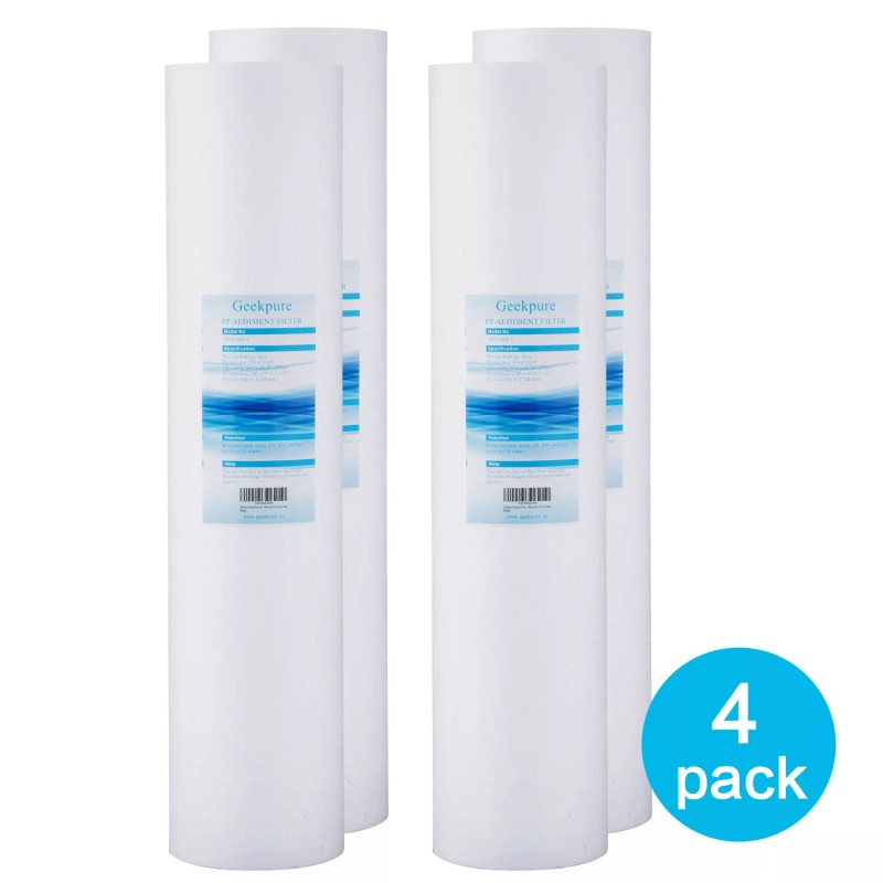 Geekpure Whole House PP Sediment Replacement Water Filter 4.5" x