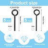 PENGJINYU 10 PCS Black Standard Hex Dogging Key with Full