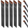 Kifmurase 50Pcs Disposable Angled Eyebrow Brushes Bulk Eye Liner Brush
