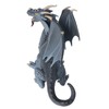 Dragon Model Figure Blue Plastic Vivid Cute Style Educational Dragon
