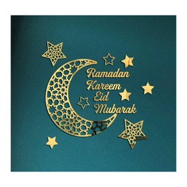 Islamic Wall Art,Ramadan Decorations for Home,Eid Mubarak Decorations,Ramadan Kareem,Eid Mubarak Stickers,Ramadan Decor,Ramadan Wall Decoration Moon Star for Home,Moon Phases Wall Hanging