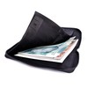 ALLEN & MATE Passport Holder Travel Wallet, Leather Travel Folio