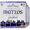 Yehuda Unsalted Matzo Thins, 10.5oz (3 Pack) Airy, Crisp &