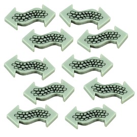 LITKO Pathway Tokens | Compatible with Arkham Horror LCG | Cthulhu Games | Eldritch Horror | Grey | Pack of 10 (Double)